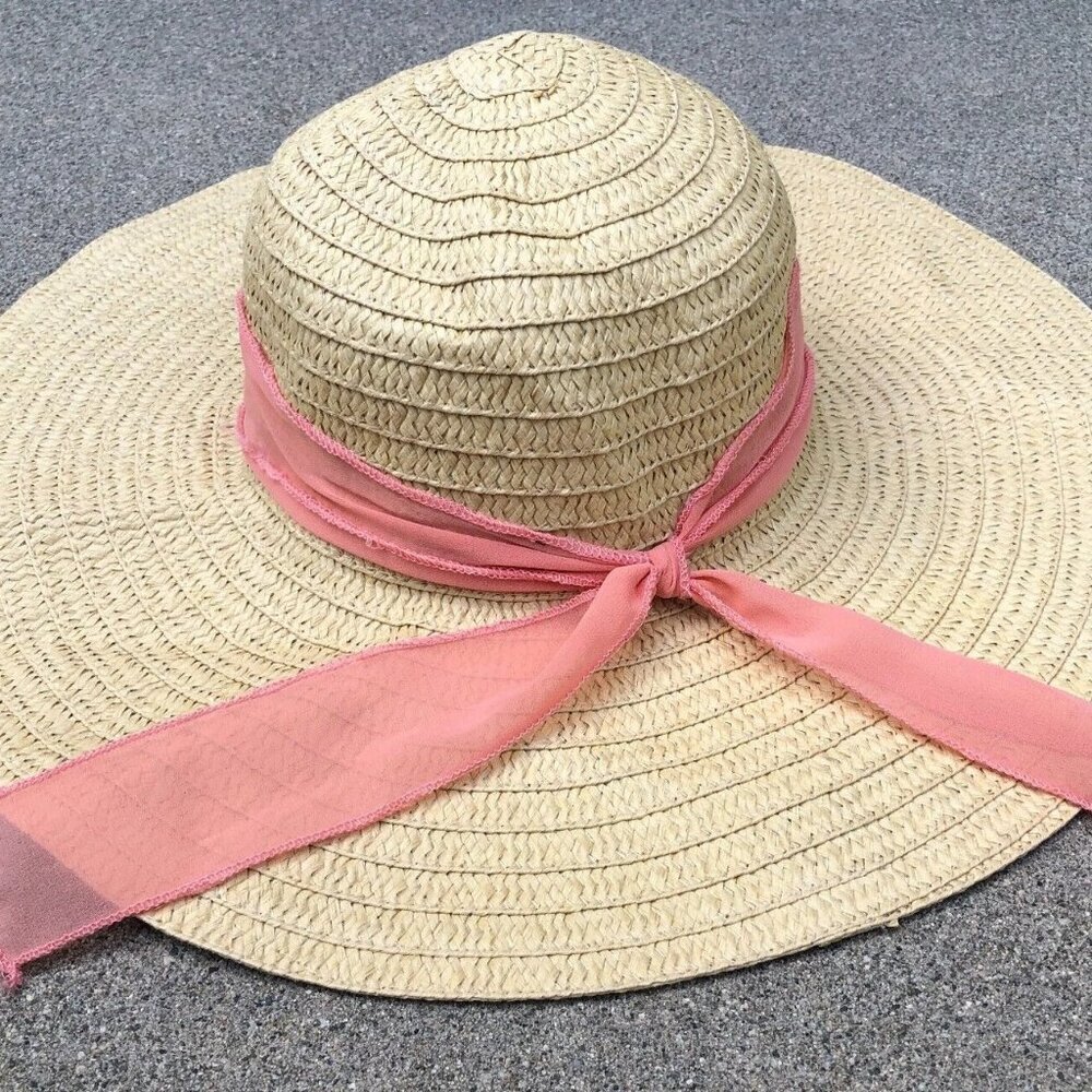 Momentum Brands Wide Brim Floppy Sun Hat Women's One Size Paper Blend Cap​